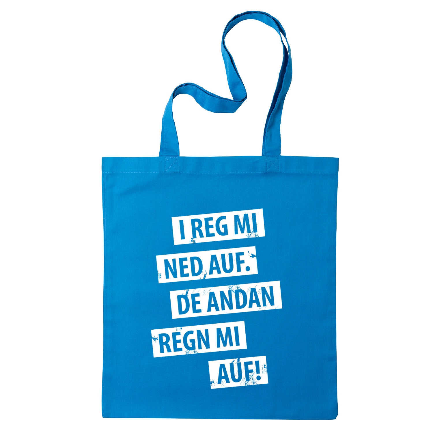 Tasche "I reg mi ned auf"