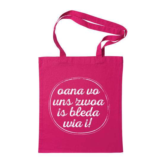 Tasche "Oana vo uns zwoa" - meinherzschlag.de
