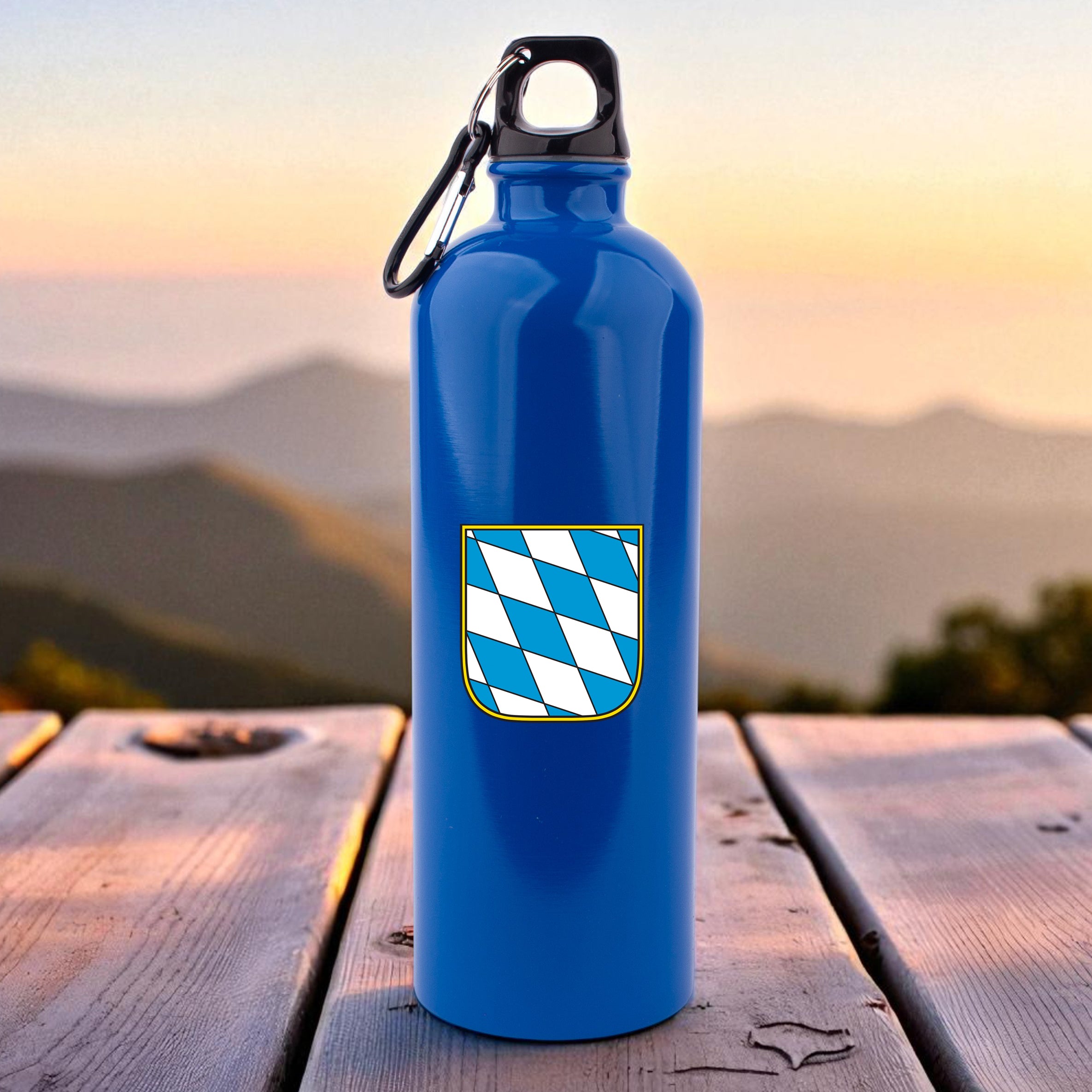 Edelstahl-Trinkflasche "Bayernwappen"
