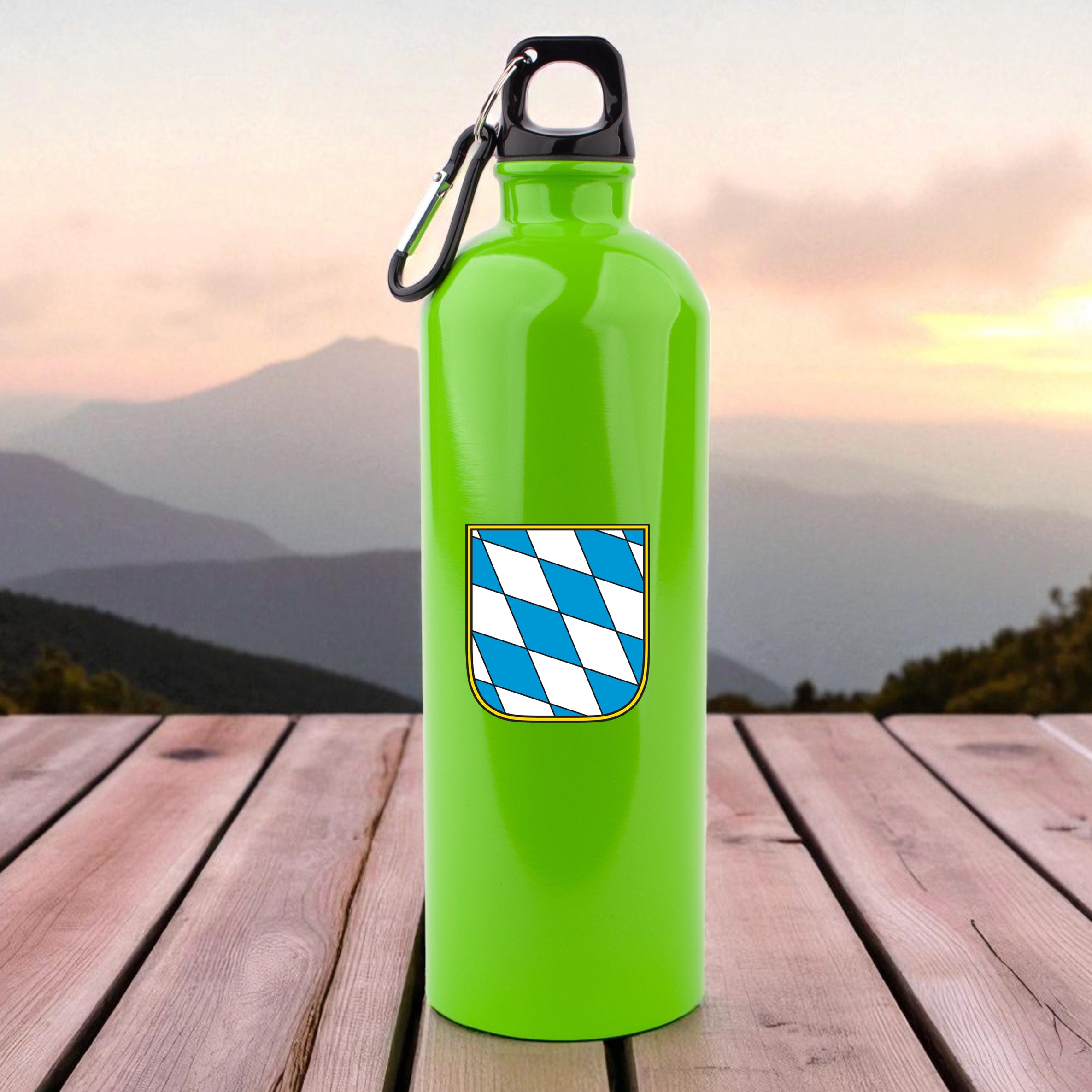 Edelstahl-Trinkflasche "Bayernwappen"