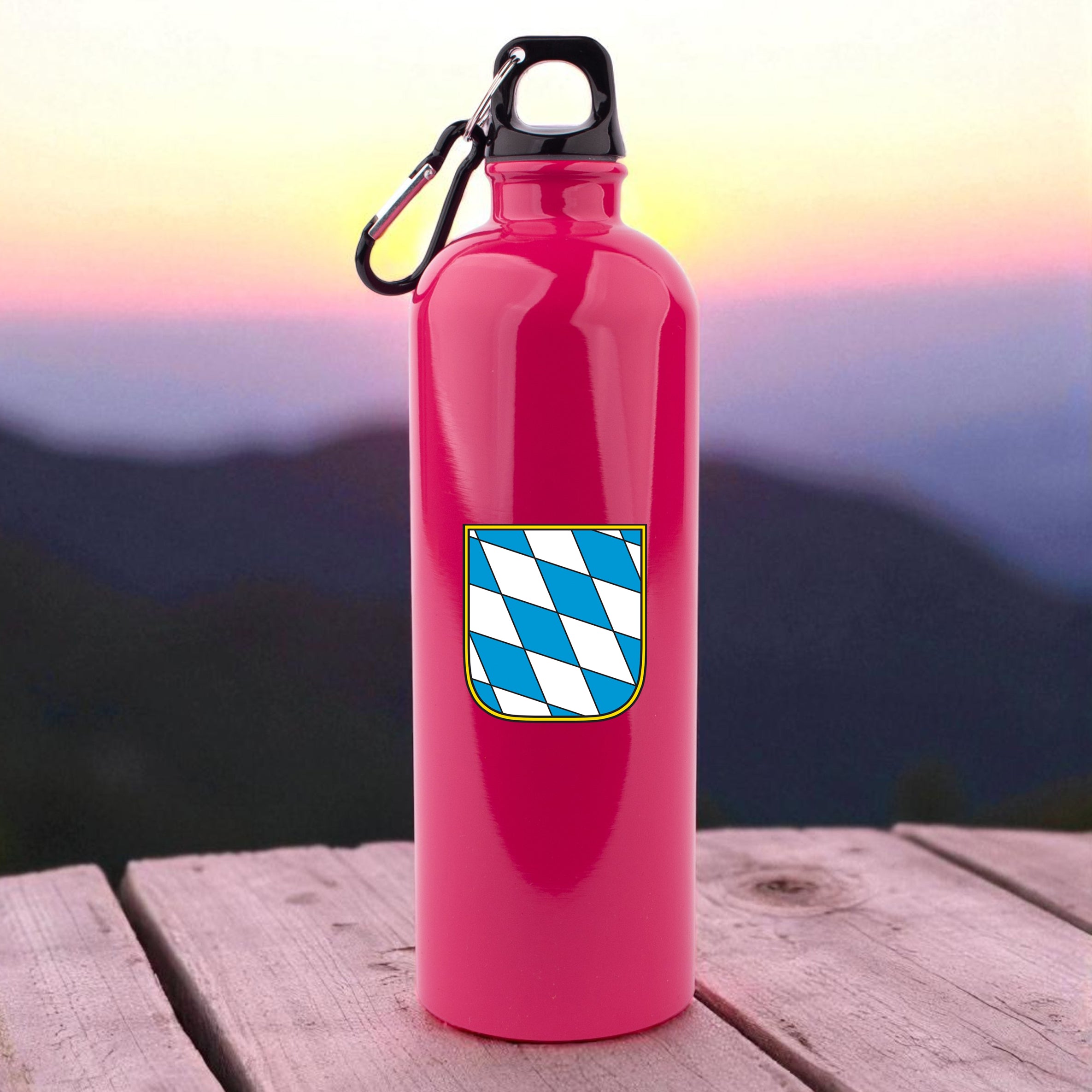 Edelstahl-Trinkflasche "Bayernwappen"