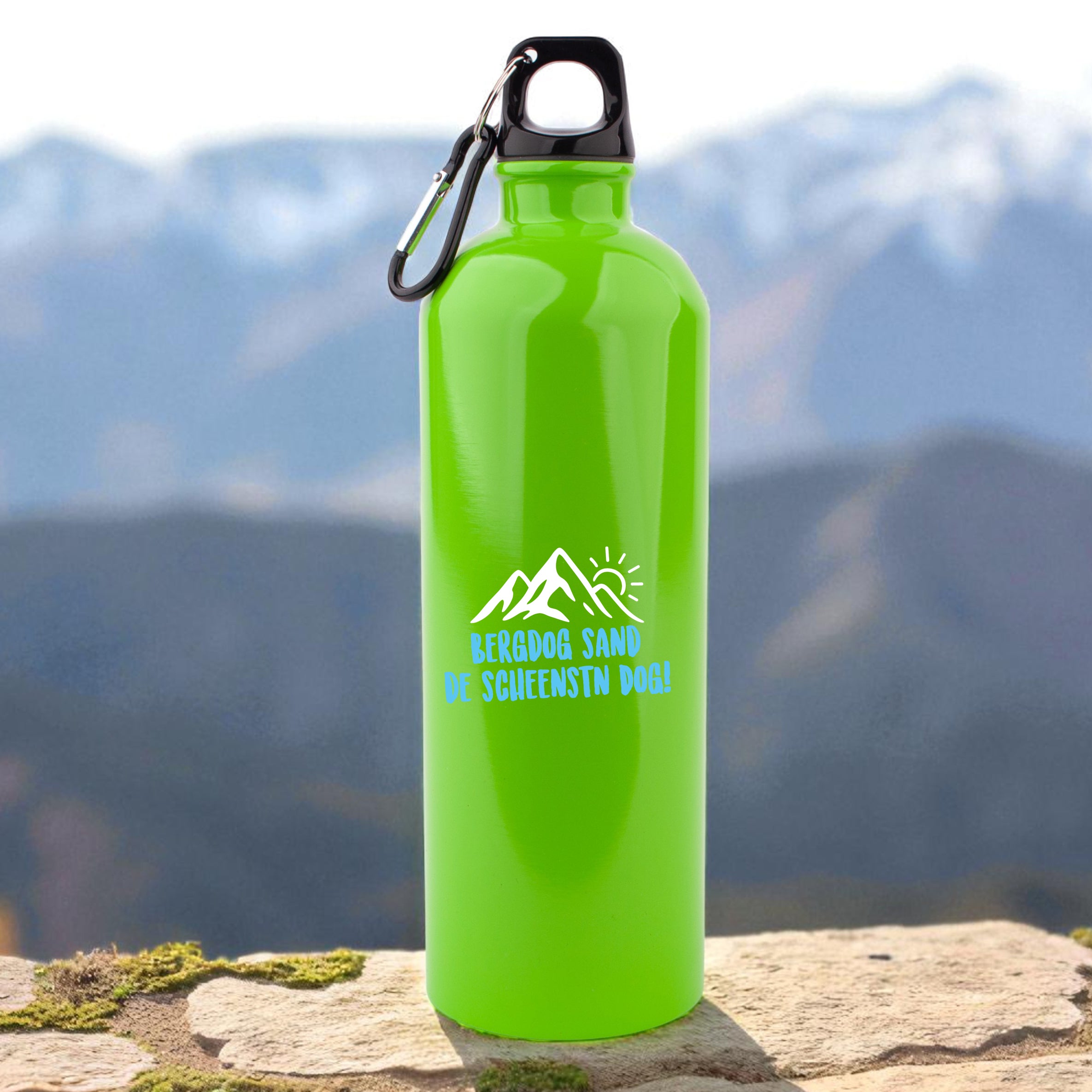 Edelstahl-Trinkflasche "Bergdog"