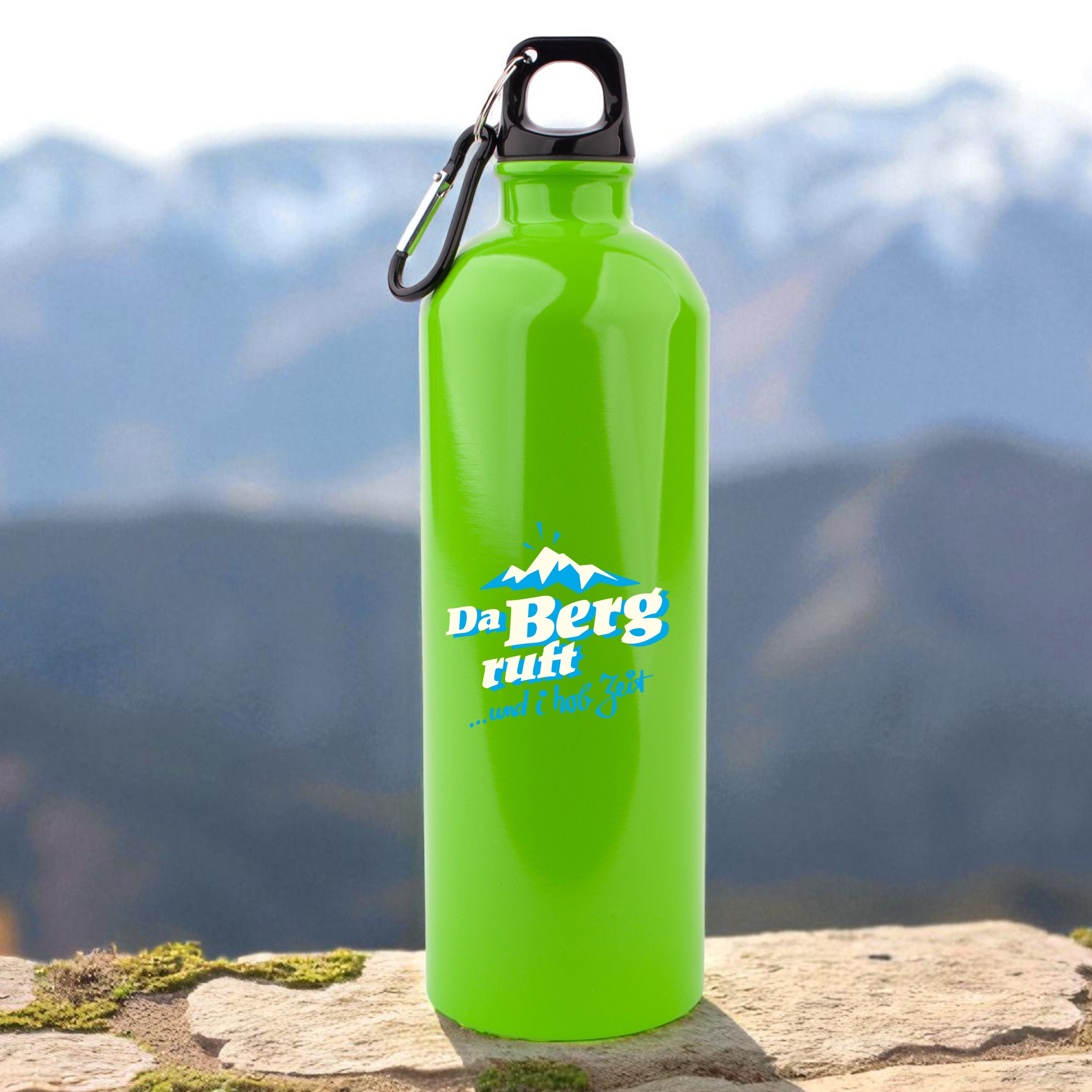 Edelstahl-Trinkflasche "da Berg ruft"