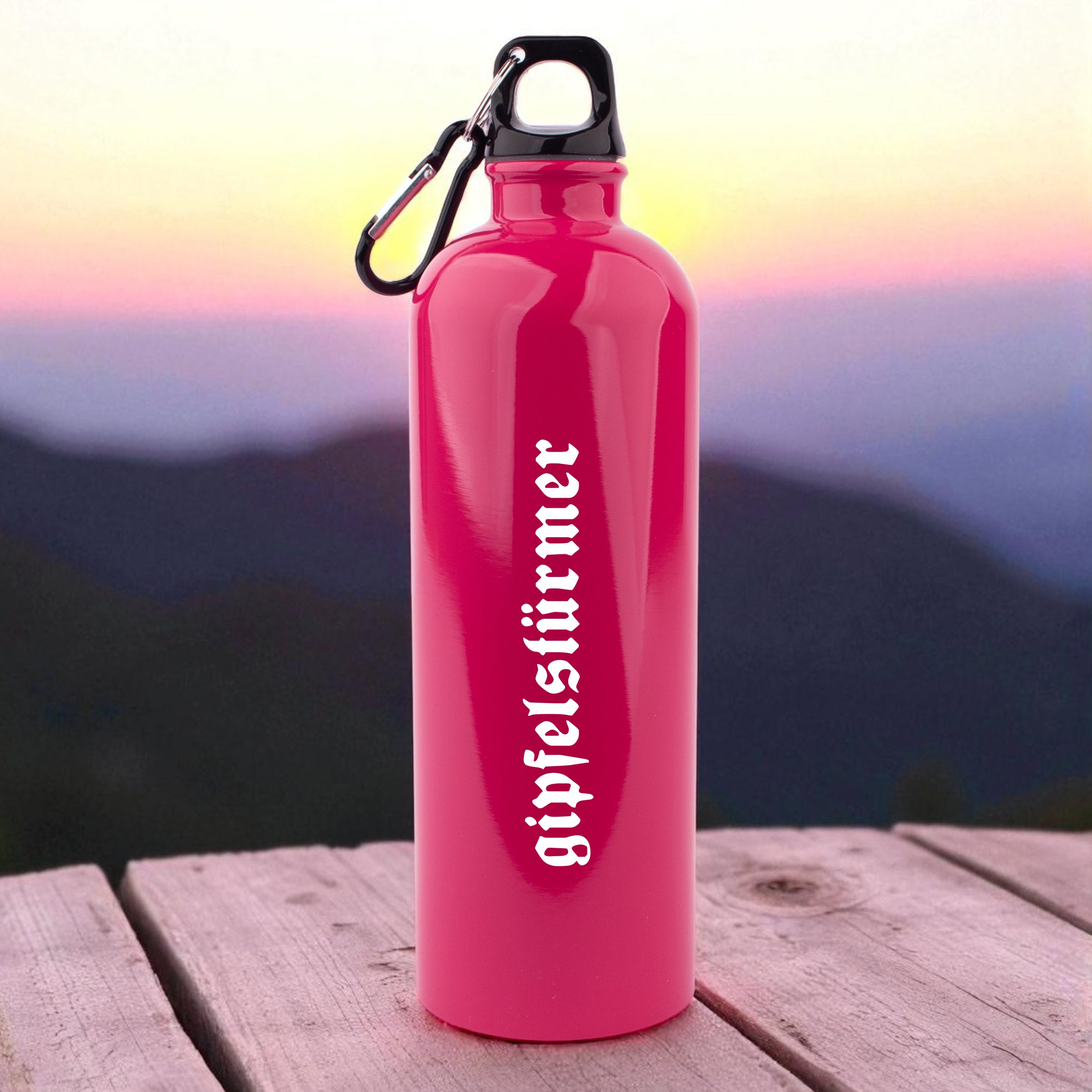 Edelstahl-Trinkflasche "Gipfelstürmer"