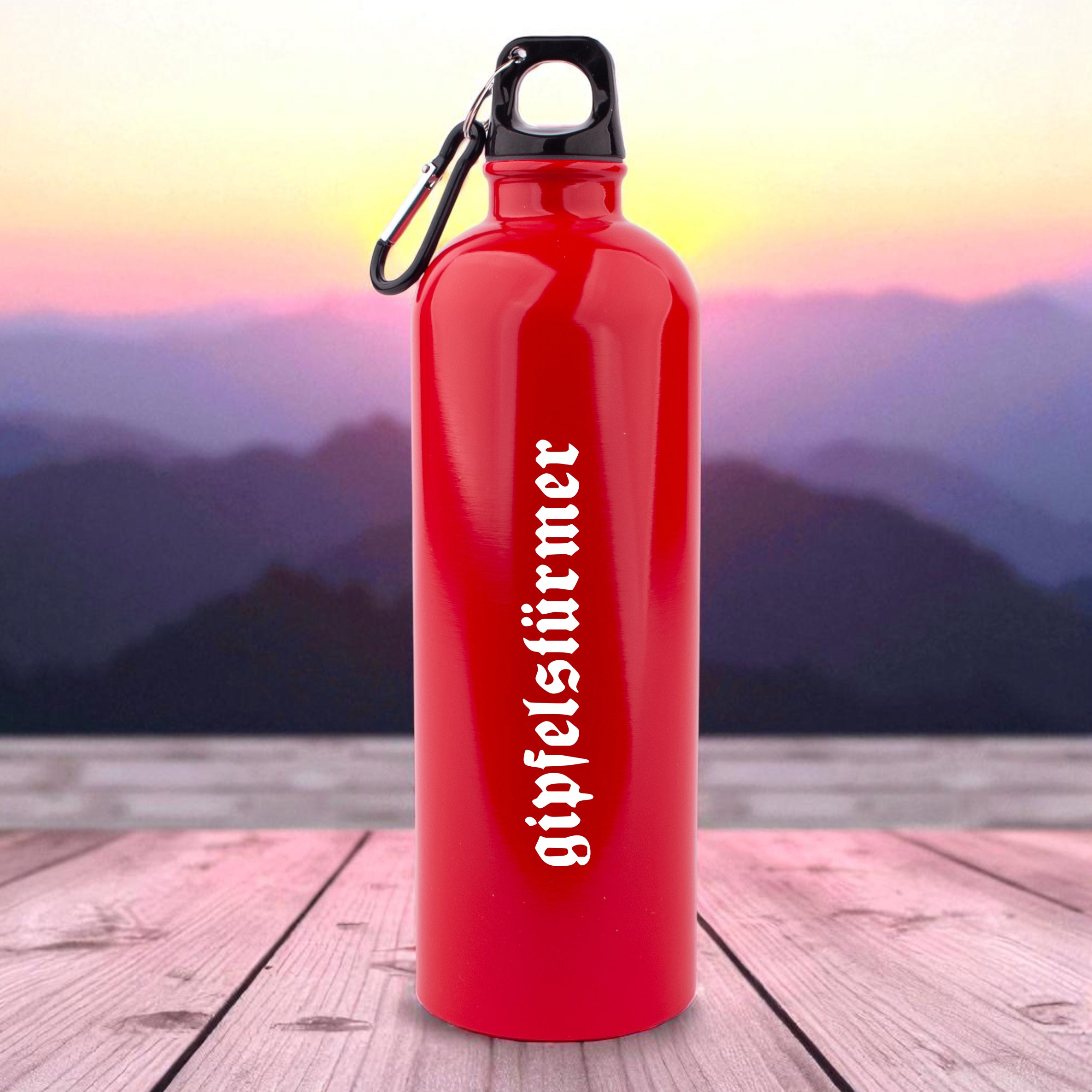 Edelstahl-Trinkflasche "Gipfelstürmer"