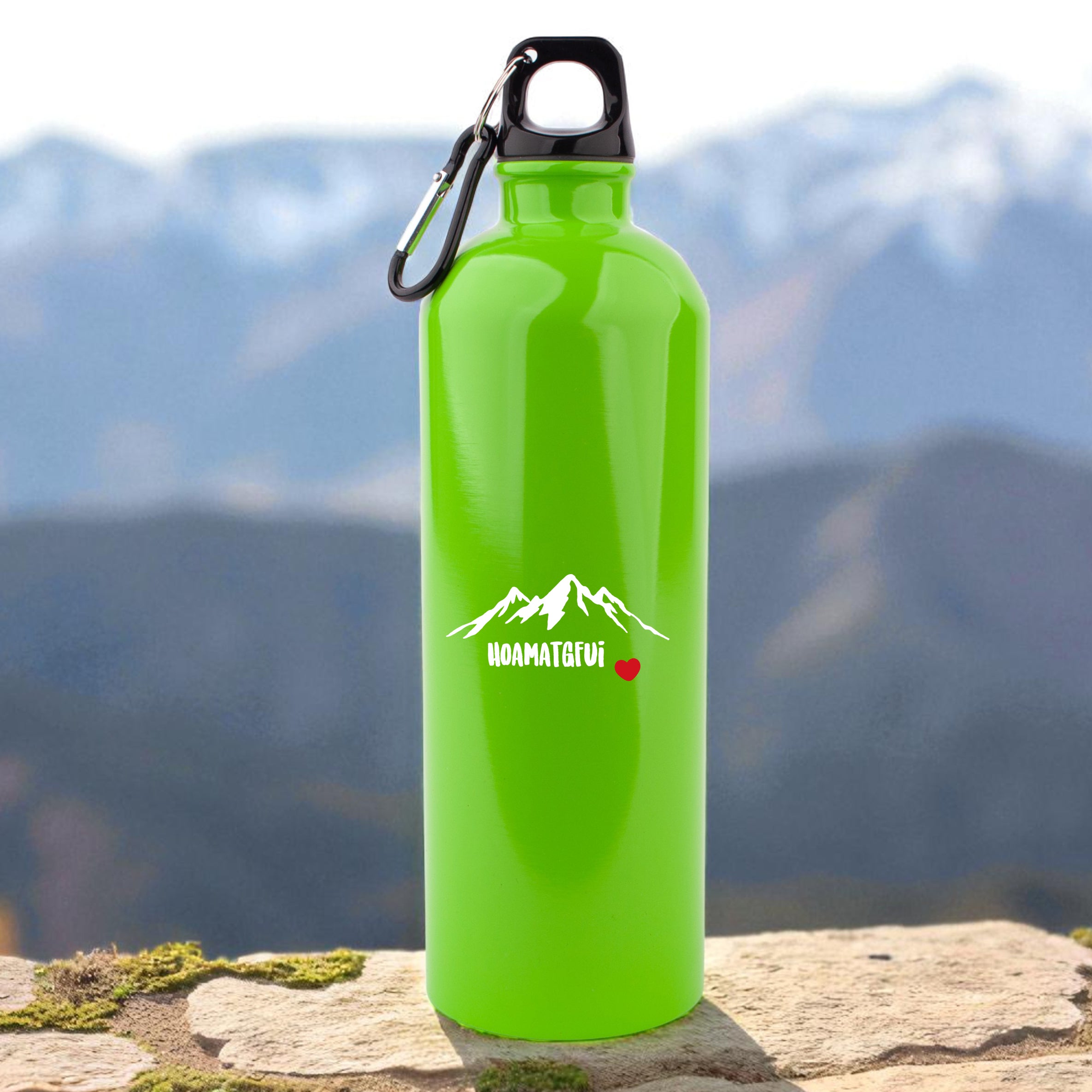 Edelstahl-Trinkflasche "Hoamatgfui"