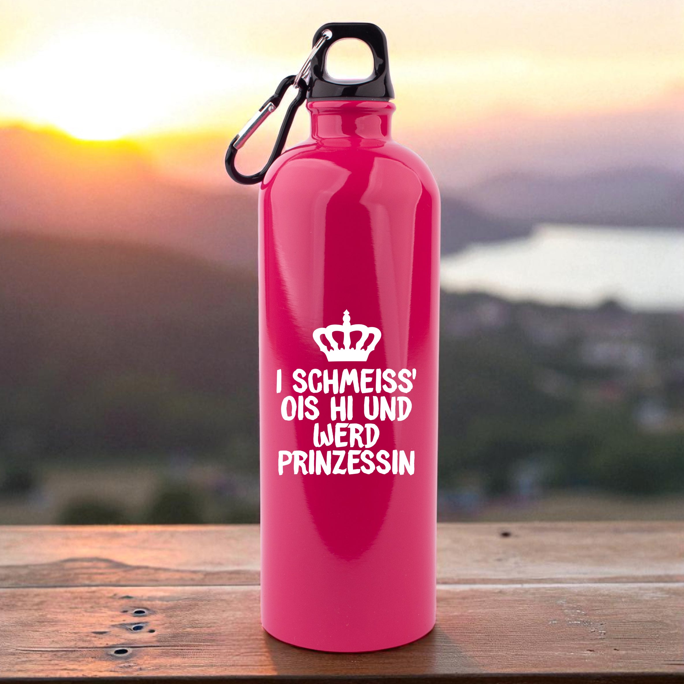 Edelstahl-Trinkflasche "Prinzessin"