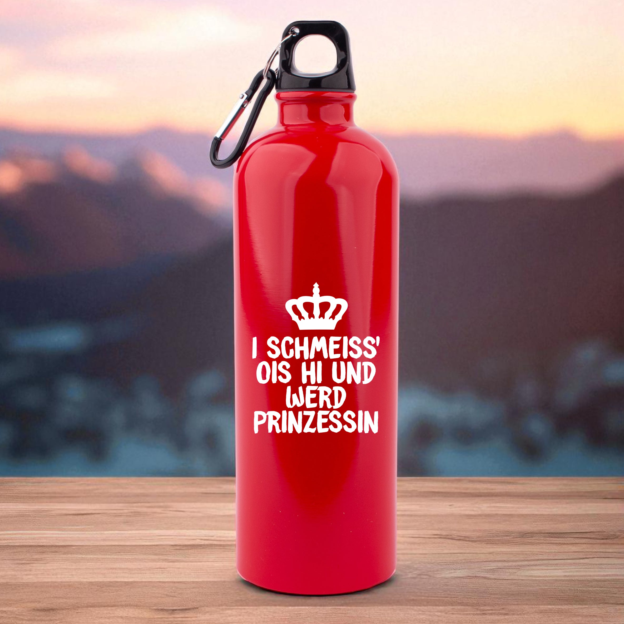 Edelstahl-Trinkflasche "Prinzessin"