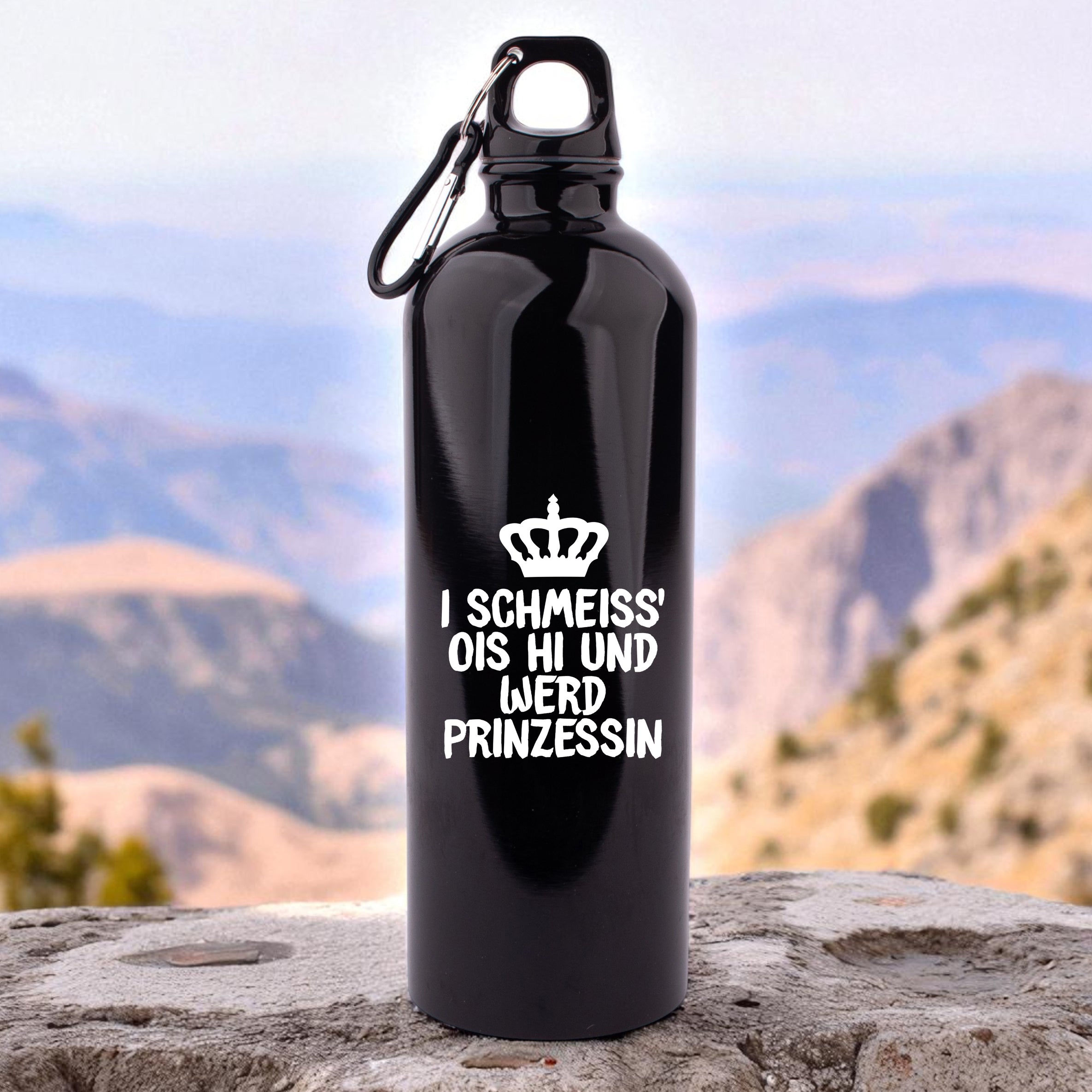 Edelstahl-Trinkflasche "Prinzessin"