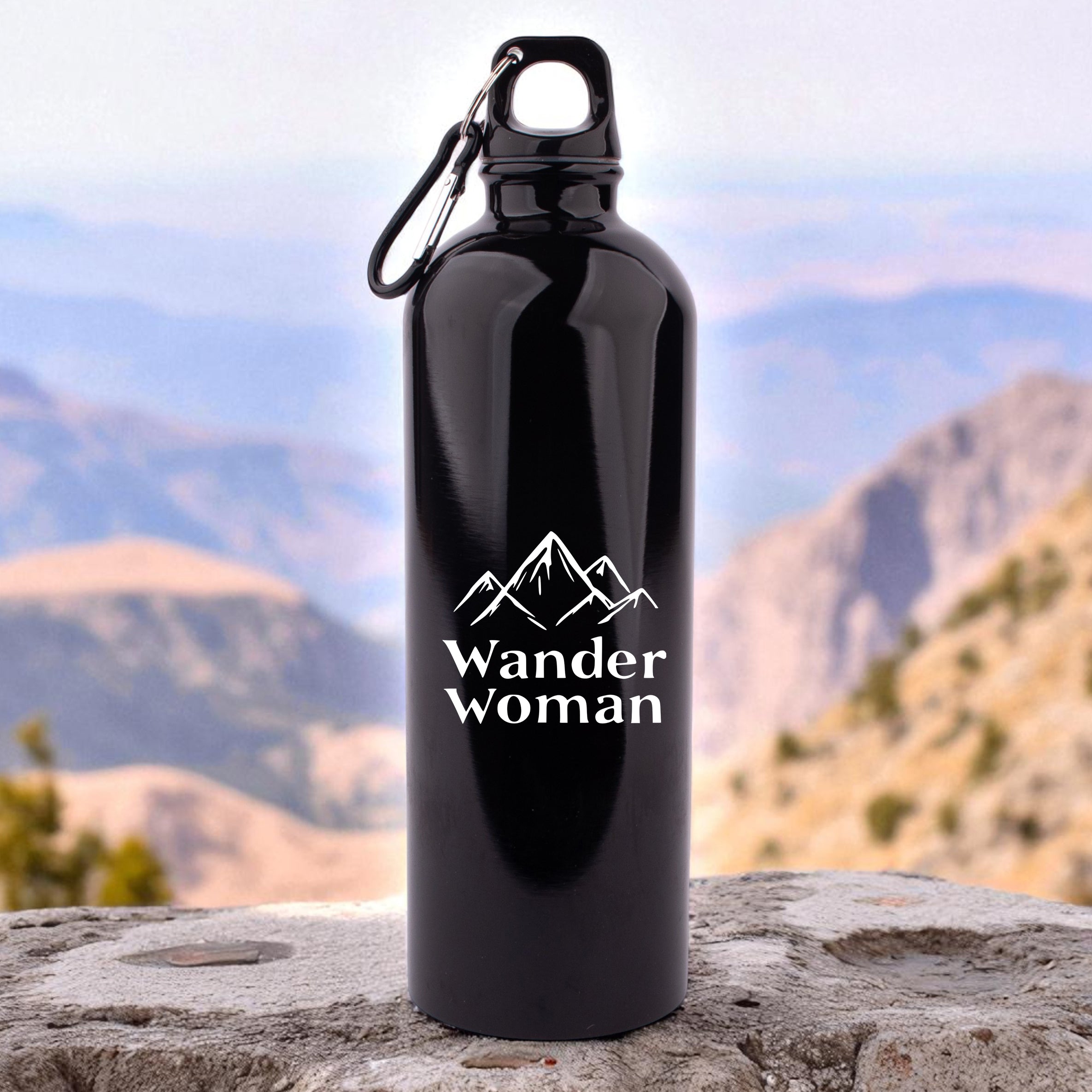 Edelstahl-Trinkflasche "Wander Woman"