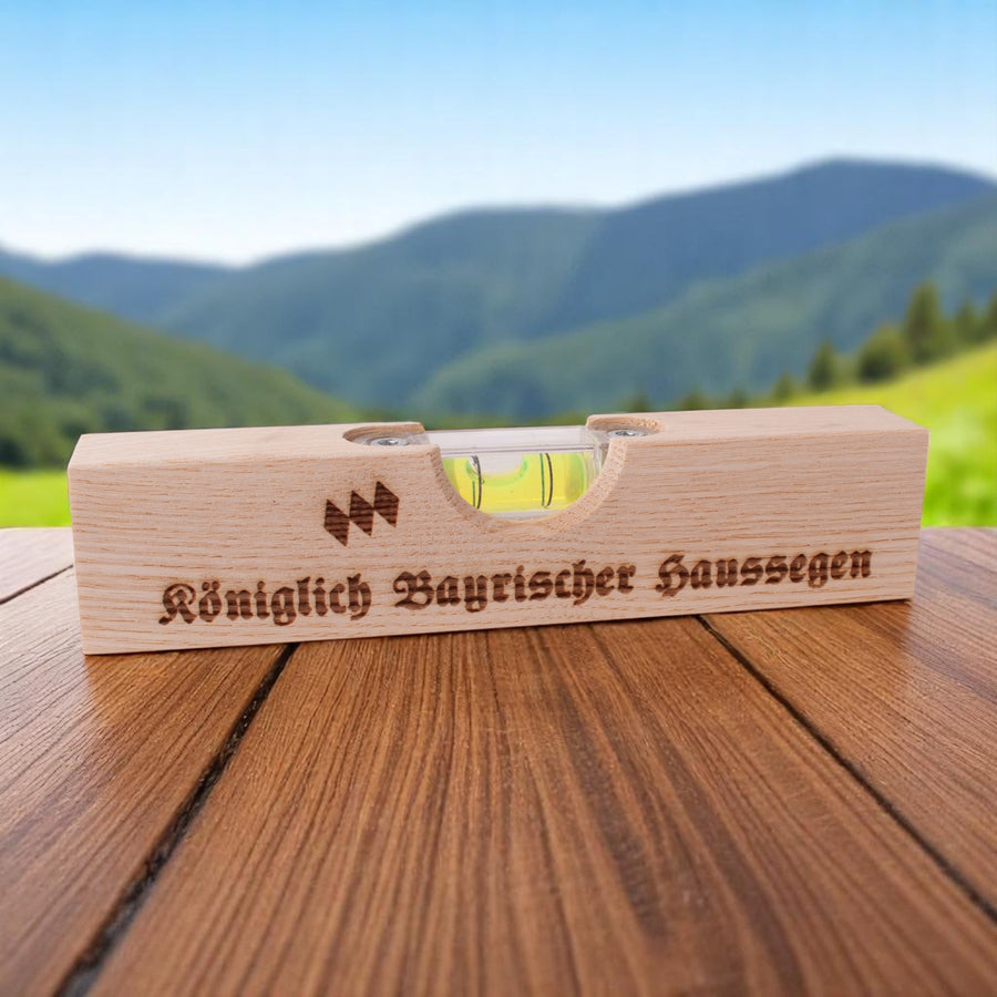 Wasserwaage "Königlich Bayrischer Haussegen" - meinherzschlag.de
