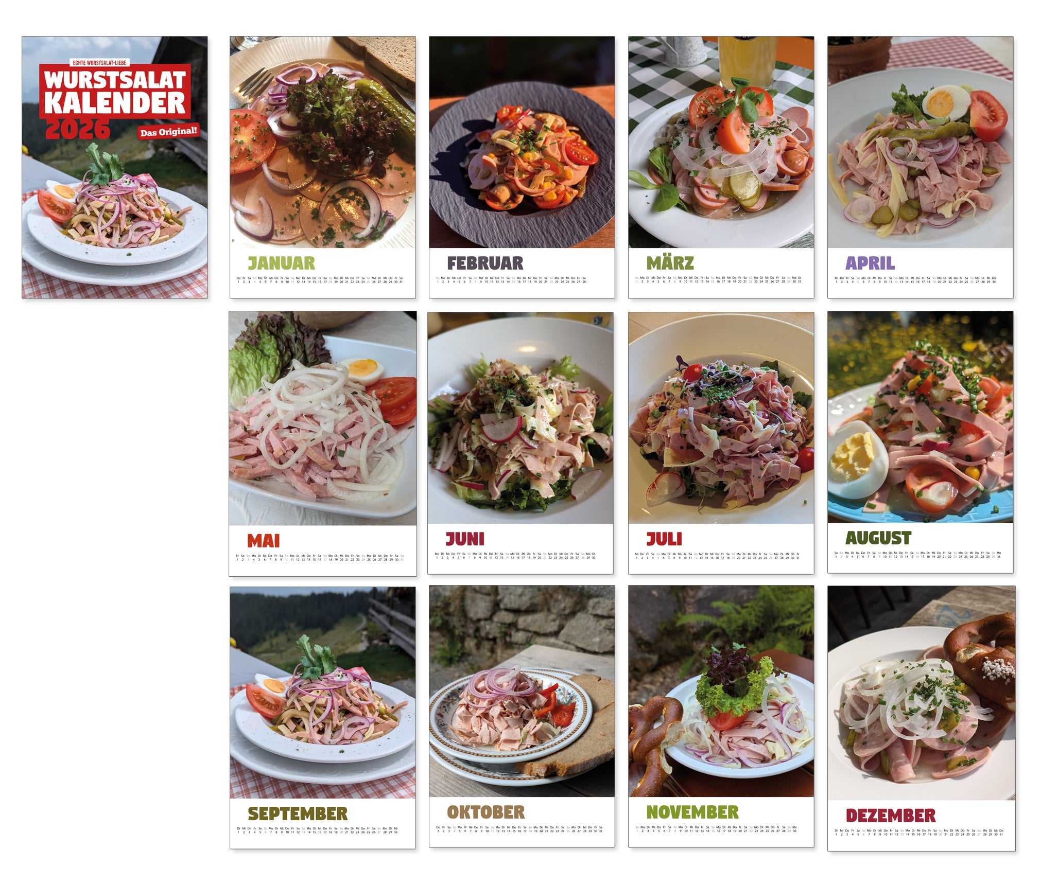 Der Wurstsalat-Kalender 2026