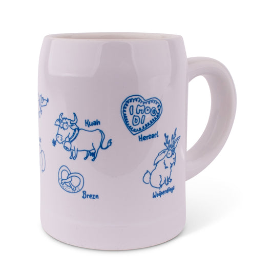 Kinderkrug "Zwergerl" blau - meinherzschlag.de