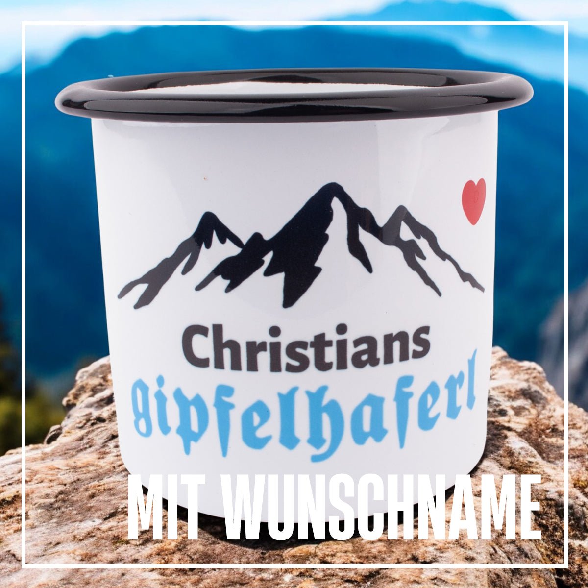 bergverliebt mit Wunschname - meinherzschlag.de