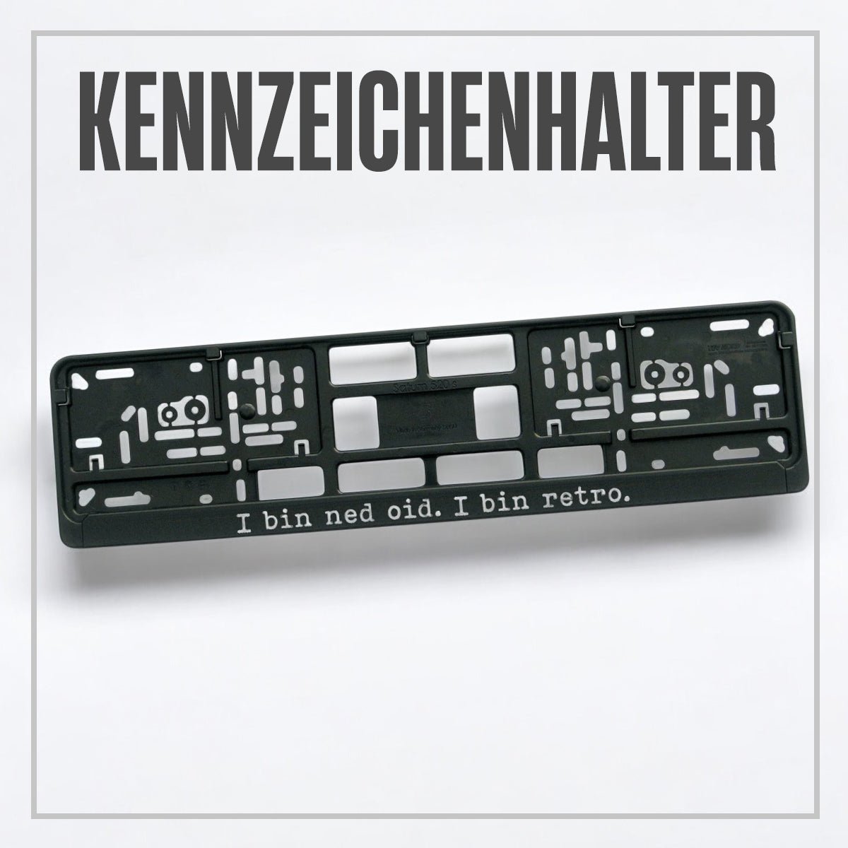 Kennzeichenhalter - meinherzschlag.de