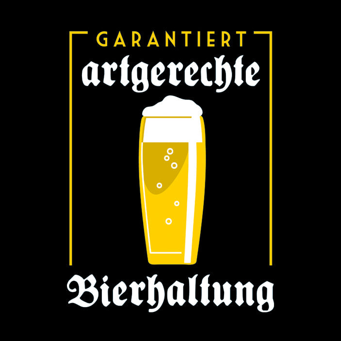 Motiv: Artgerechte Bierhaltung