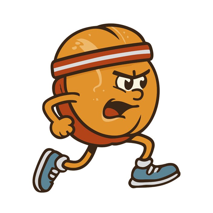 Motiv: Sporty Leberkas - meinherzschlag.de