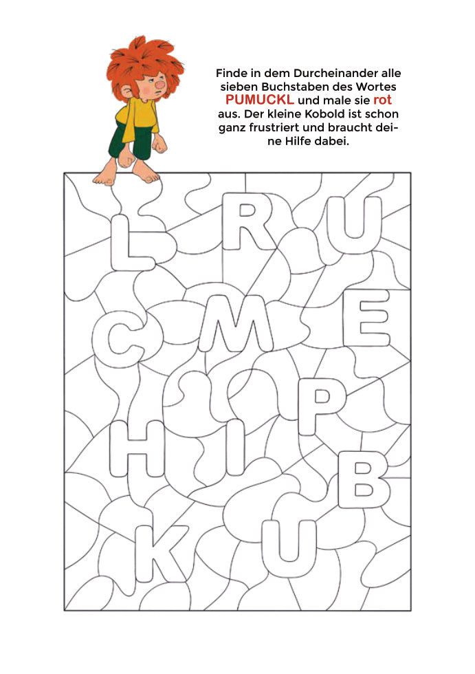 Lern-Spiel-Spaß mit Pumuckl: Buchstabenrätsel