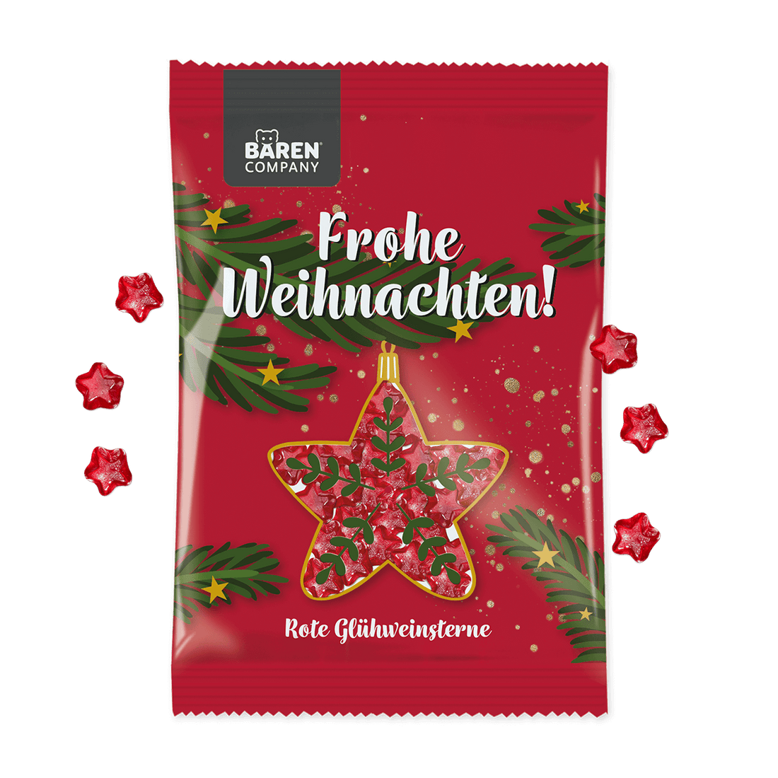 Fruchtgummi &quot;Glühweinsterne&quot;