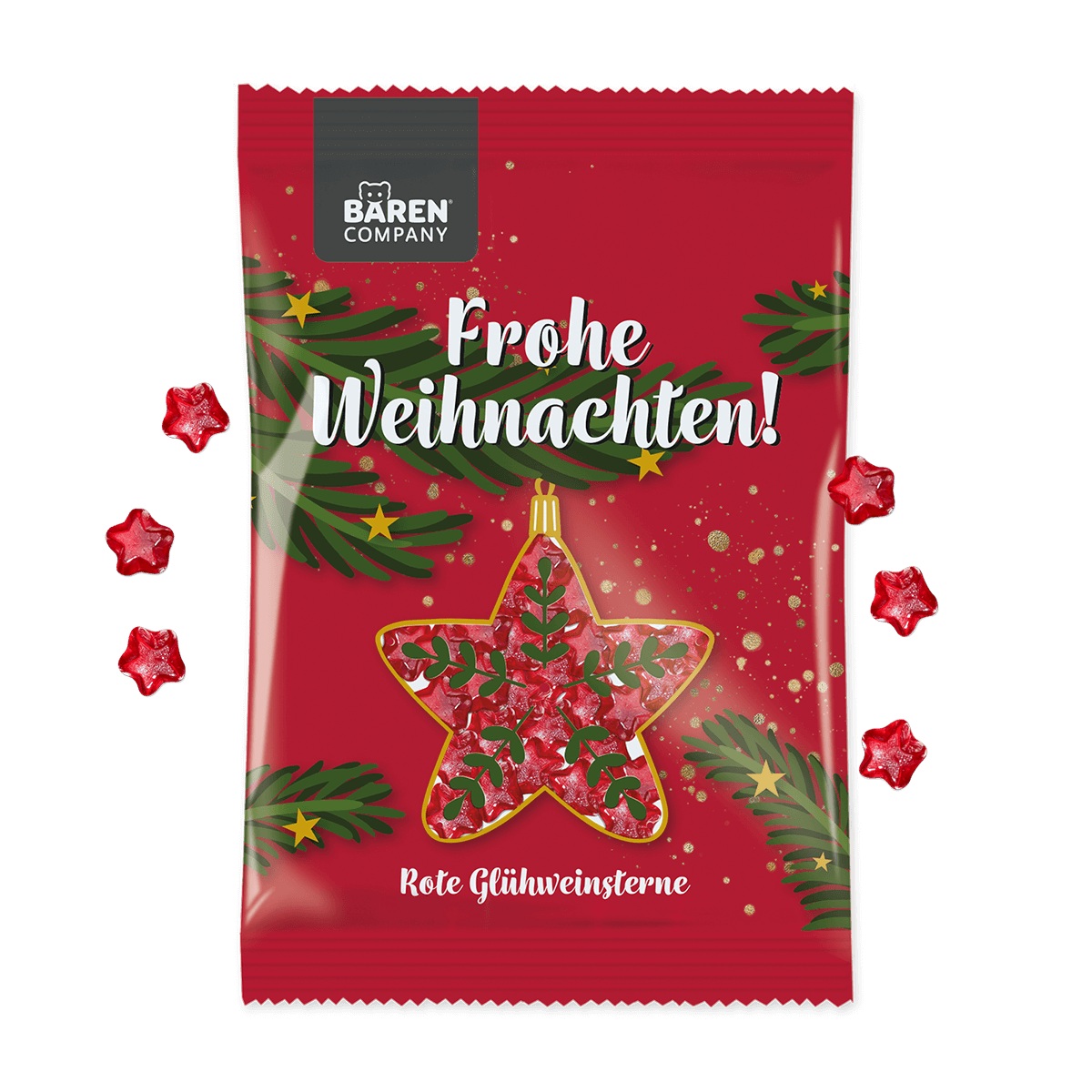 Fruchtgummi &quot;Glühweinsterne&quot;