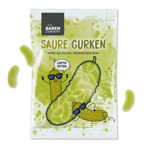 Fruchtgummi "Saure Gurken" von meinherzschlag – Produktbild 1 von 3.