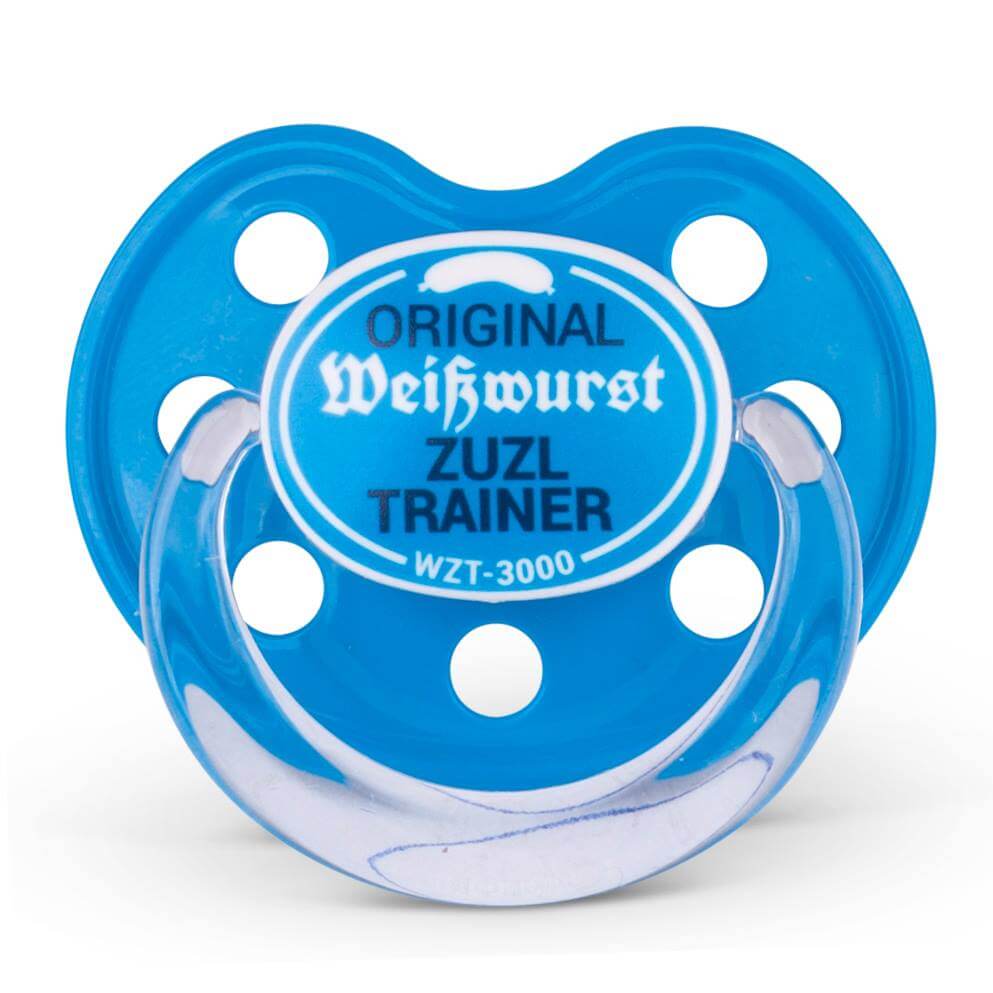 Dizzl "Weisswurst Zuzl Trainer" blau - meinherzschlag.de