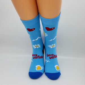Socken "bergverliebt" - meinherzschlag.de