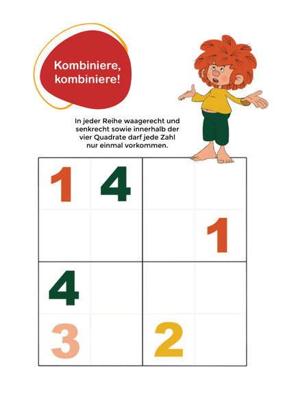 Lern-Spiel-Spaß mit Pumuckl: Zahlenrätsel