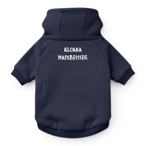Hunde-Hoodie "Kloana Waldbeisser" navy