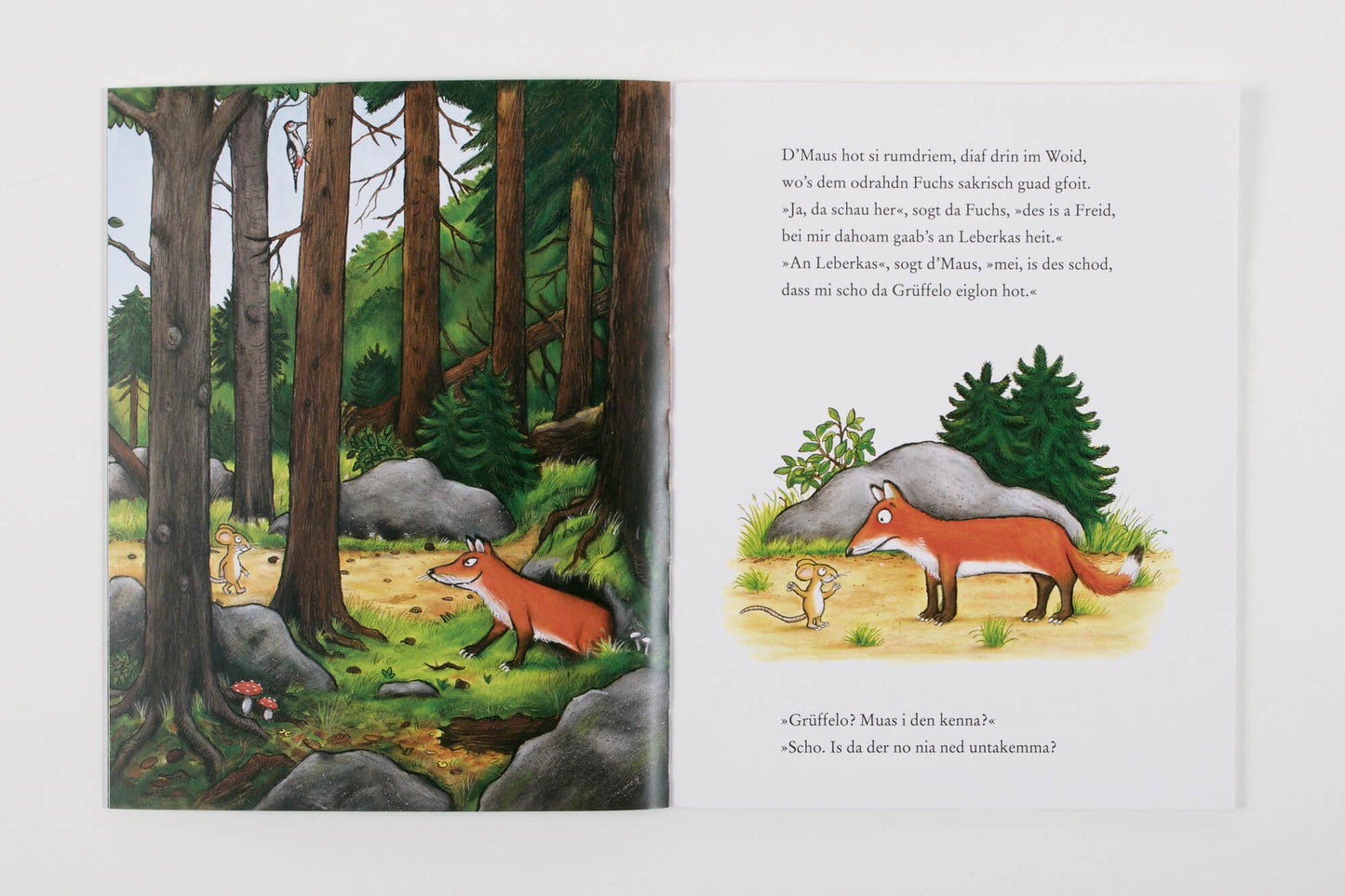 Kinderbuch "Da Grüffelo" auf bairisch - meinherzschlag.de