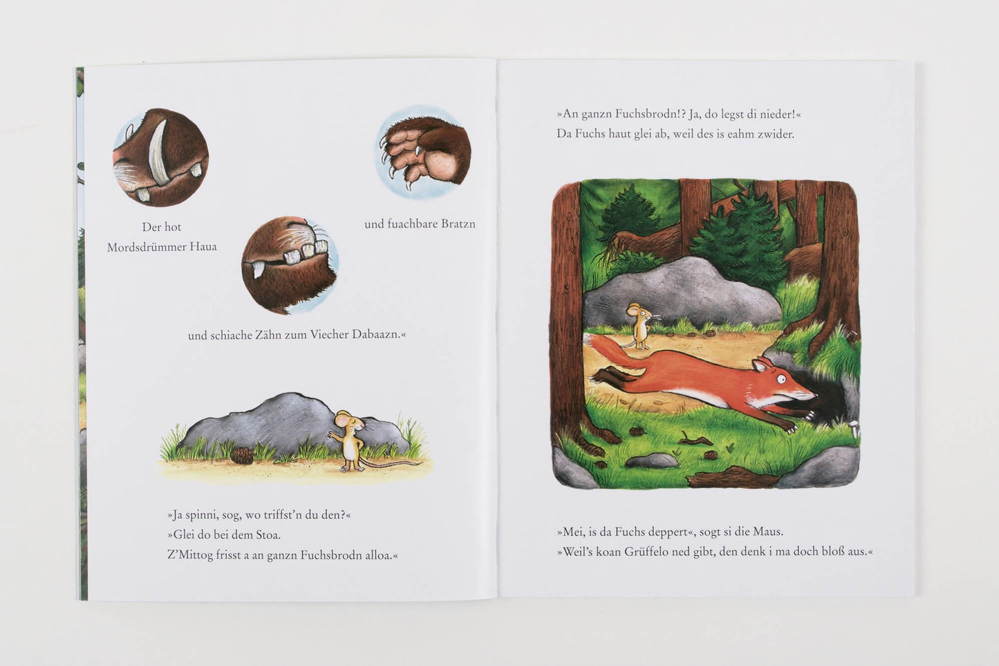 Kinderbuch "Da Grüffelo" auf bairisch - meinherzschlag.de