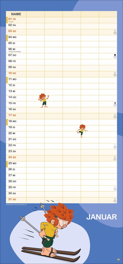 Pumuckl Familienplaner 2027