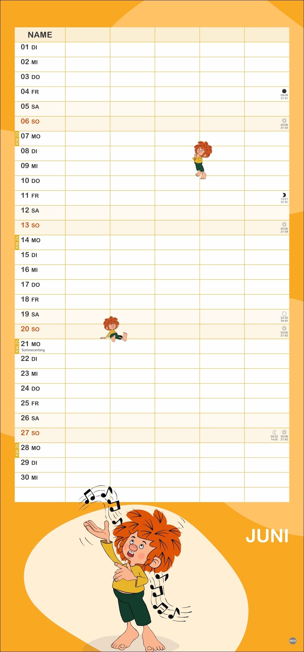 Pumuckl Familienplaner 2027