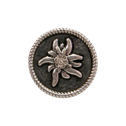 Ansteck-Pin &quot;Edelweiß&quot; mit Strass