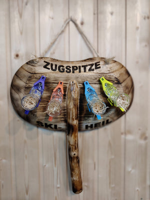 Skischuh Schnapsglas mit Bindung - meinherzschlag.de