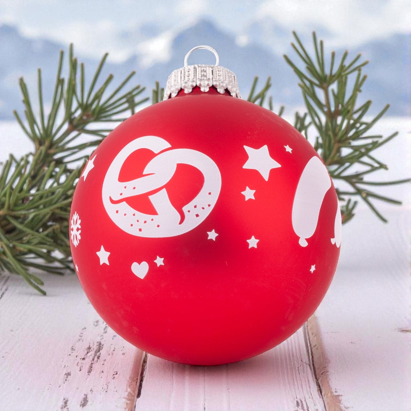 Christbaumkugel "Weißwurstfrühstück" - meinherzschlag.de