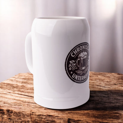 Bierkrug "Unterhopft" - meinherzschlag.de