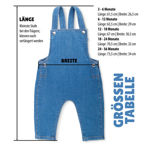 Baby Latzhose "Lausbua" - meinherzschlag.de