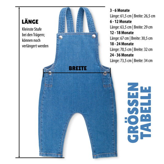 Baby Latzhose "Lausbua" - meinherzschlag.de