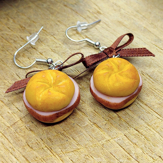 Leberkäs - Semmel - Ohrringe - meinherzschlag.de