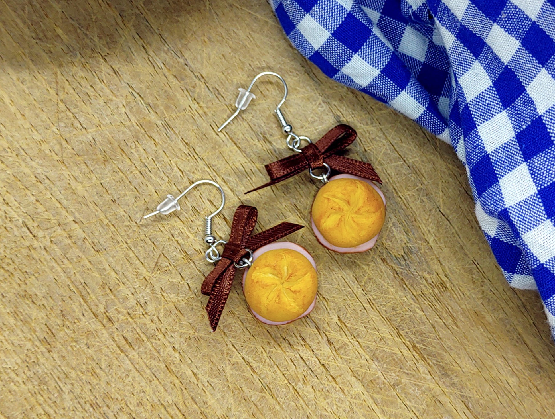 Leberkäs - Semmel - Ohrringe - meinherzschlag.de