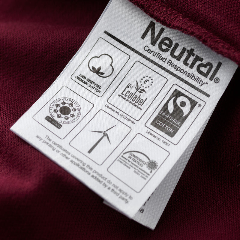 Neutral-Etikett: Bio-Baumwolle, Fairtrade und EU-Ecolabel