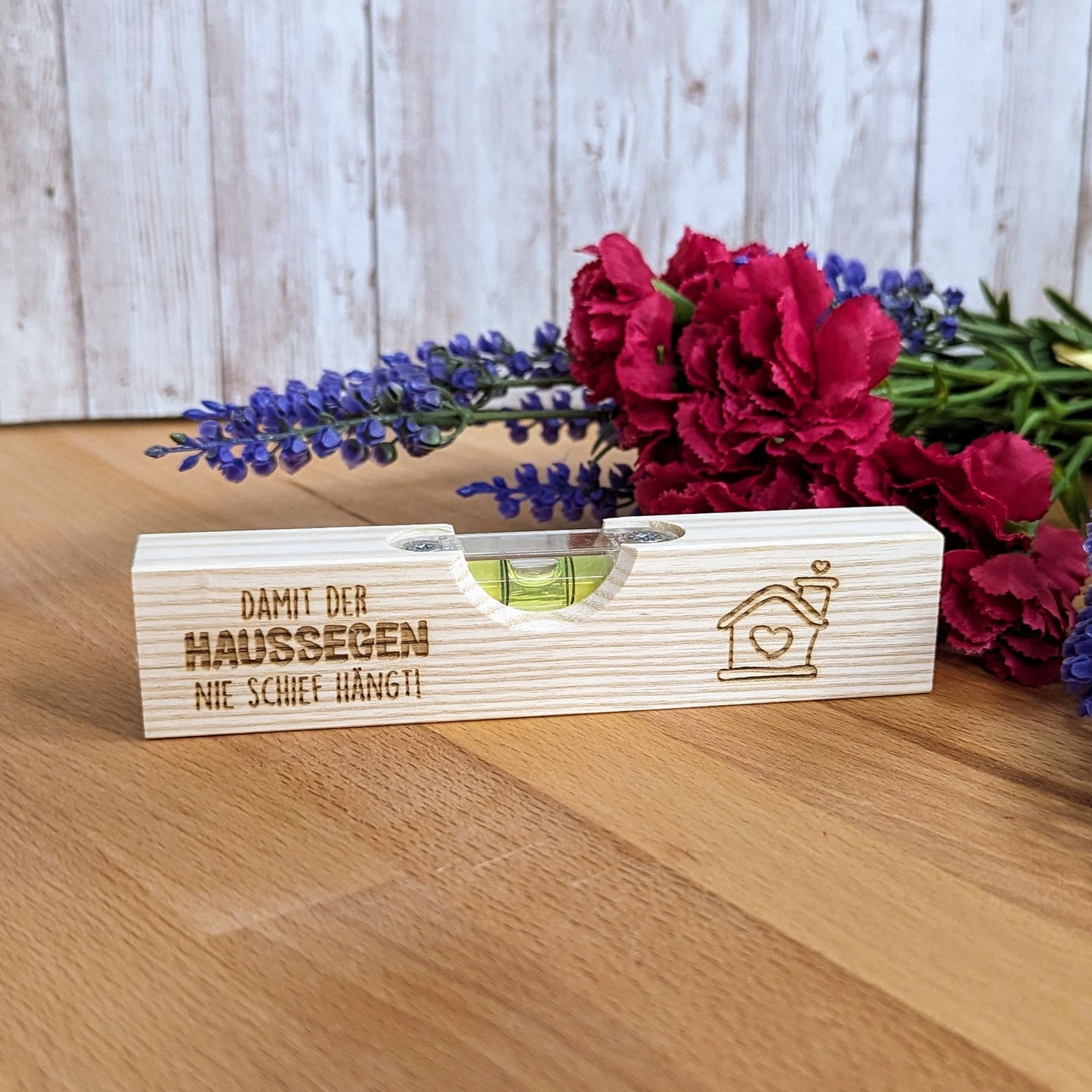 Wasserwaage "Haussegen" - meinherzschlag.de