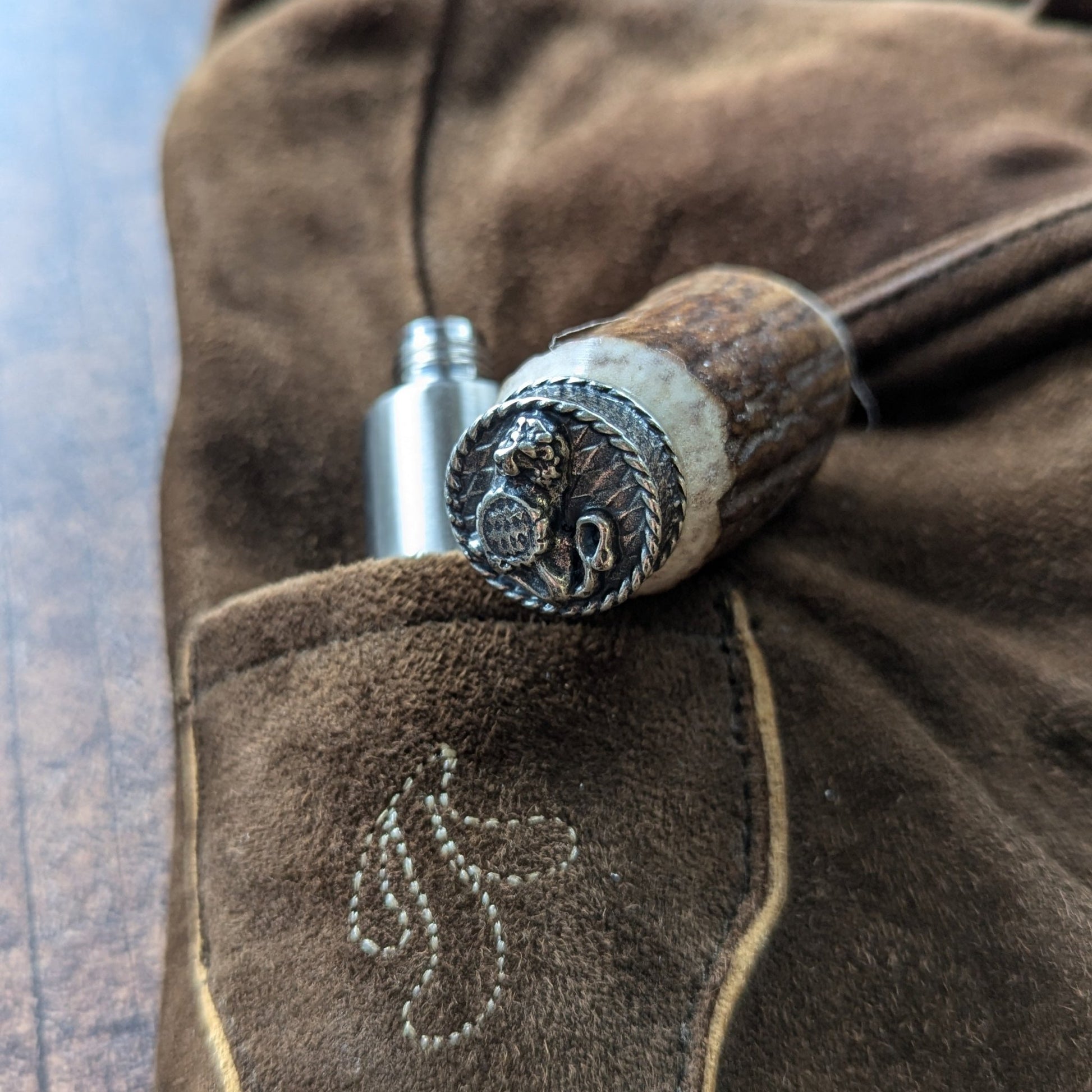 Hirschhorn - Lederhosen - Flachmann "Bayern" - meinherzschlag.de