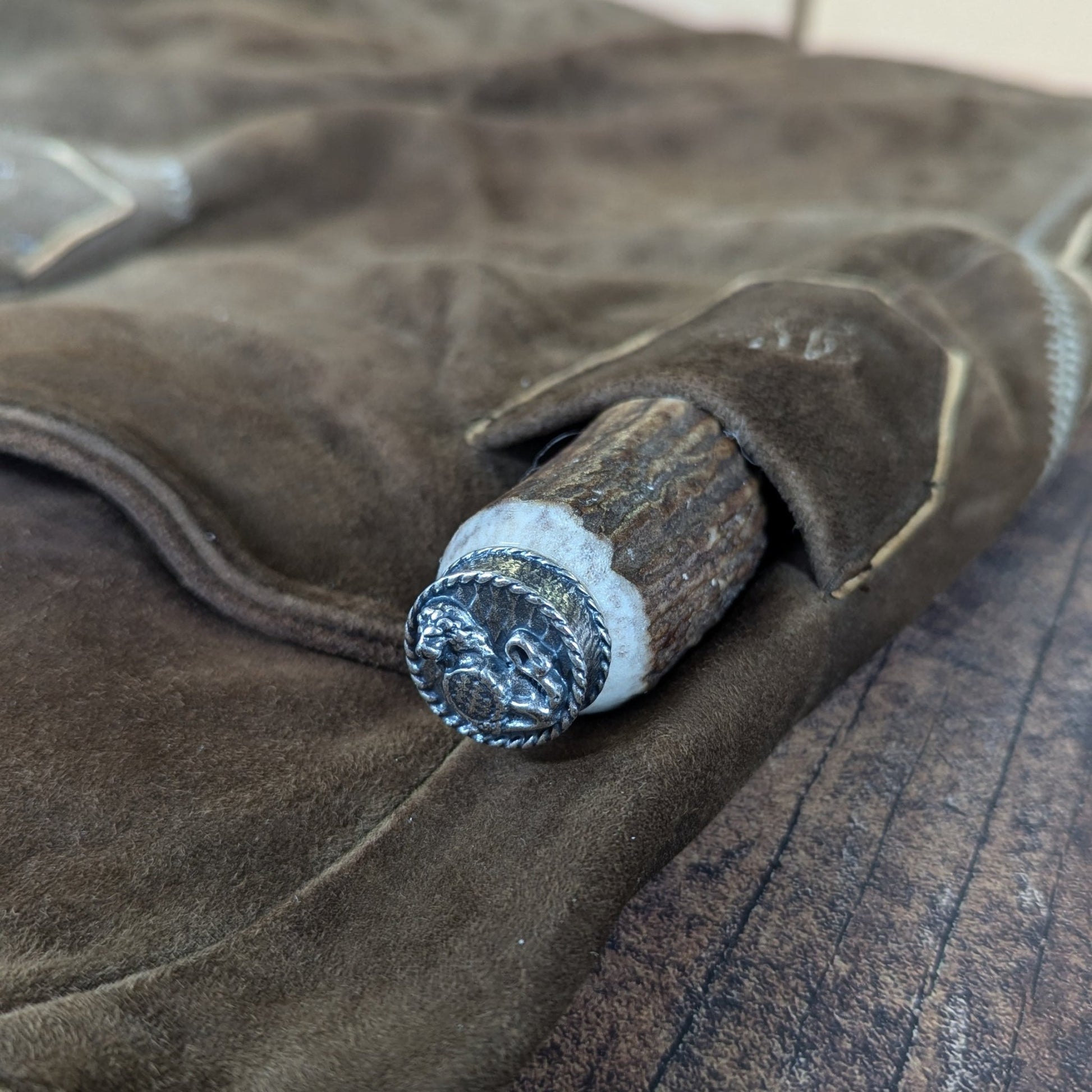 Hirschhorn - Lederhosen - Flachmann "Bayern" - meinherzschlag.de