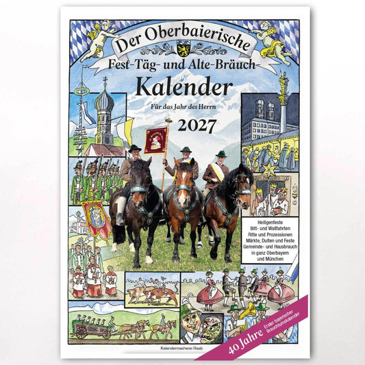 Oberbaierischer Fest-Täg- und Alte-Bräuch-Kalender 2027