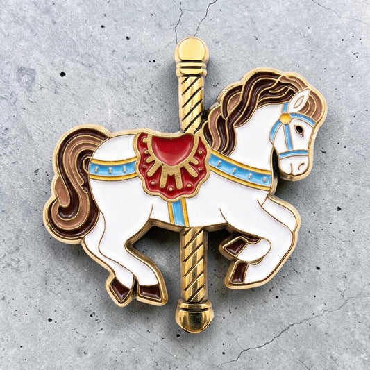 Ansteck-Pin "Karusellpferd"