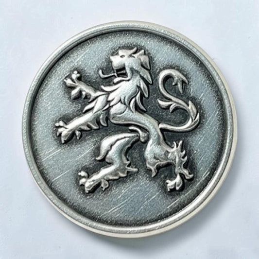 Ansteck-Pin "Löwenmünze"