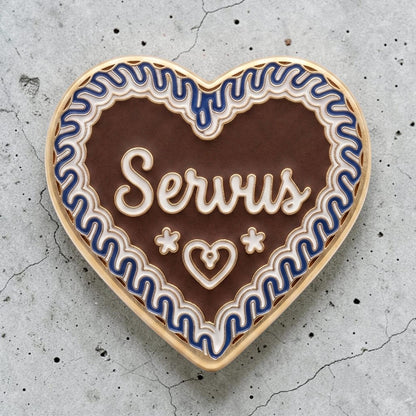 Ansteck-Pin "Servus"