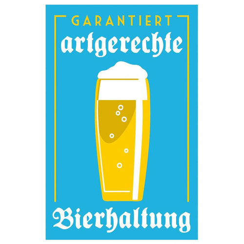 Aufkleber "Artgerechte Bierhaltung" - meinherzschlag.de